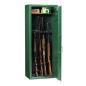 Preview: Rottner Waffenschrank WF150 E11 Premium Doppelbartschloss chromoxydgrün T05278